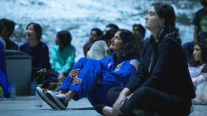 Astronaut Suni Williams visits The Moonwalkers in Boston